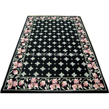 Hand Hooked Carpet Dengan Polyester